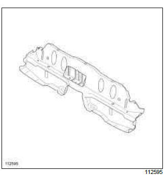 Renault Clio. Rear floor front cross member reinforcement