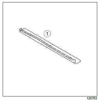 Renault Clio. Rear floor rear cross member: Description