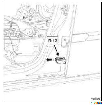 Renault Clio. Rear wiring