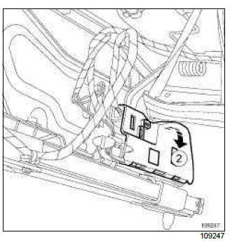 Renault Clio. Rear wiring