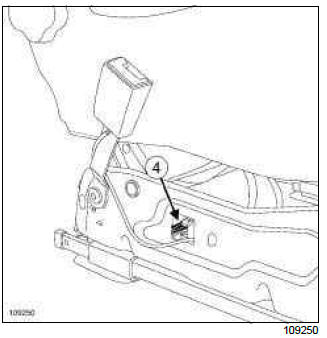 Renault Clio. Rear wiring