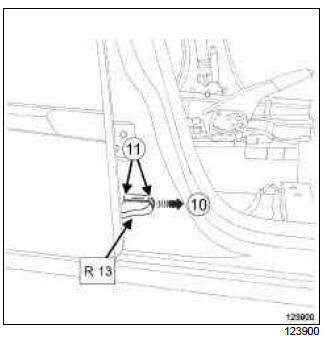 Renault Clio. Rear wiring