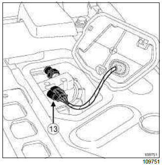 Renault Clio. Rear wiring