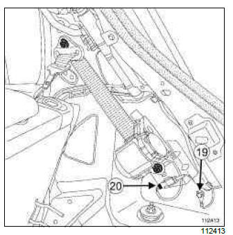 Renault Clio. Rear wiring