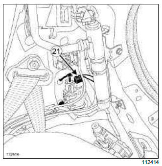 Renault Clio. Rear wiring