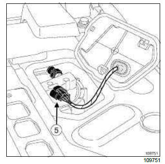 Renault Clio. Rear wiring