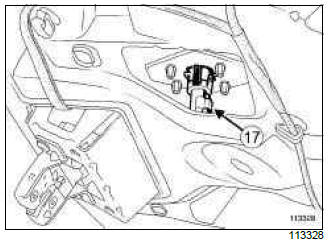 Renault Clio. Rear wiring