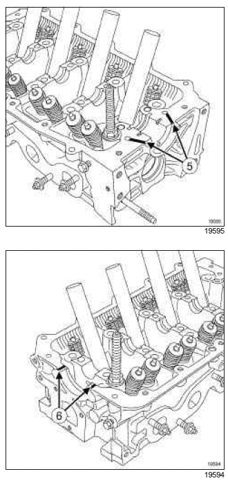 Renault Clio. Camshaft: Removal - Refitting