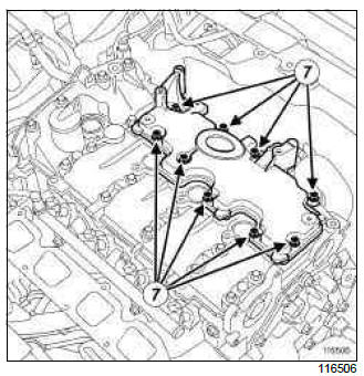 Renault Clio. Oil decanter: Removal - Refitting