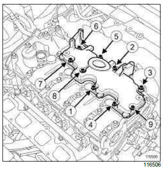 Renault Clio. Oil decanter: Removal - Refitting