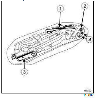 Renault Clio. Lifting eyes: Removal - Refitting