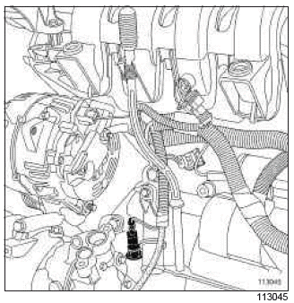 Renault Clio. Oil level sensor: Removal - Refitting