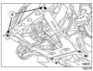 Renault Clio. Lower cover: Removal - Refitting