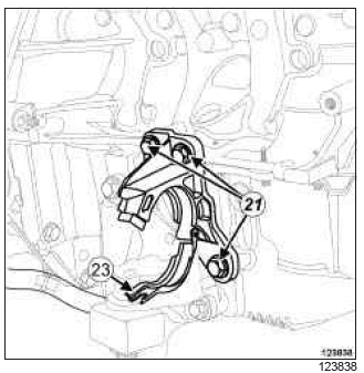 Renault Clio. Lower cover: Removal - Refitting