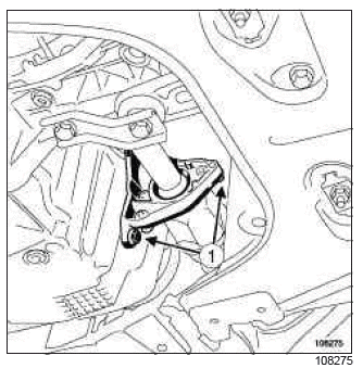 Renault Clio. Lower cover: Removal - Refitting