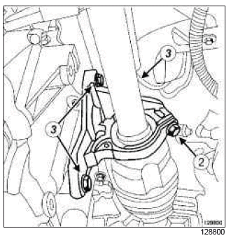 Renault Clio. Lower cover: Removal - Refitting