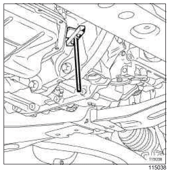 Renault Clio. Lower cover: Removal - Refitting