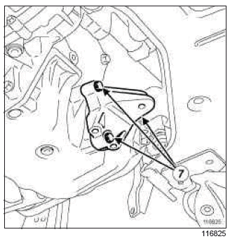 Renault Clio. Lower cover: Removal - Refitting