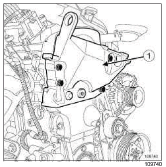 Renault Clio. Oil pump: Removal - Refitting
