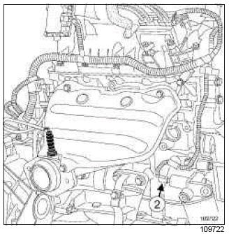 Renault Clio. Oil pump: Removal - Refitting