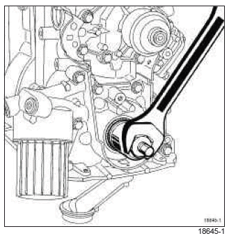 Renault Clio. Oil pump: Removal - Refitting