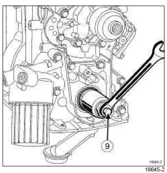 Renault Clio. Oil pump: Removal - Refitting