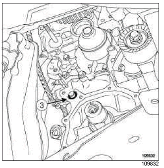 Renault Clio. Oil pump: Removal - Refitting