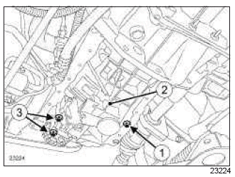 Renault Clio. Oil pump: Removal - Refitting