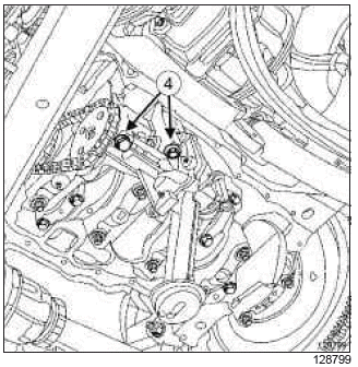 Renault Clio. Oil pump: Removal - Refitting