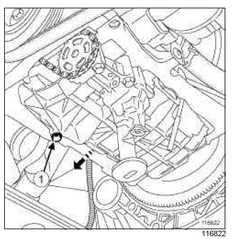 Renault Clio. Oil pump: Removal - Refitting