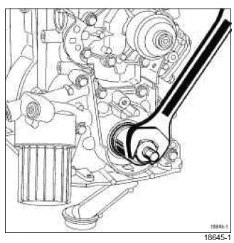 Renault Clio. Oil pump: Removal - Refitting