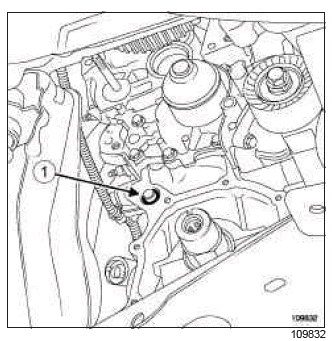 Renault Clio. Oil pump: Removal - Refitting