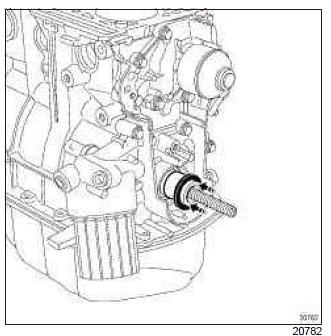 Renault Clio. Oil pump: Removal - Refitting