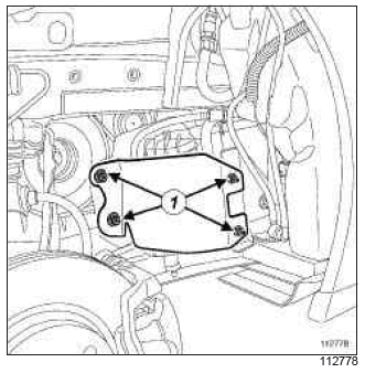 Renault Clio. Accessories belt: Removal - Refitting