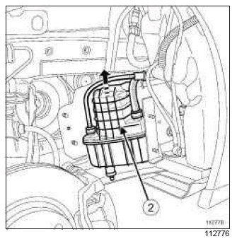 Renault Clio. Accessories belt: Removal - Refitting