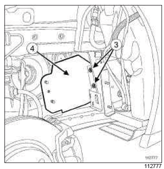 Renault Clio. Accessories belt: Removal - Refitting