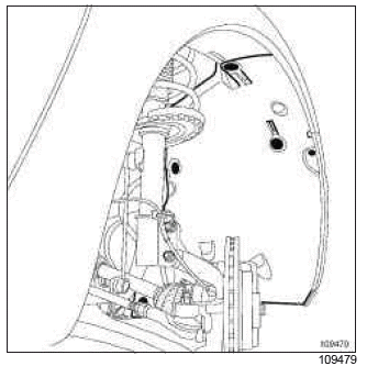 Renault Clio. Accessories belt: Removal - Refitting