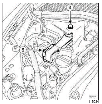 Renault Clio. Accessories belt: Removal - Refitting