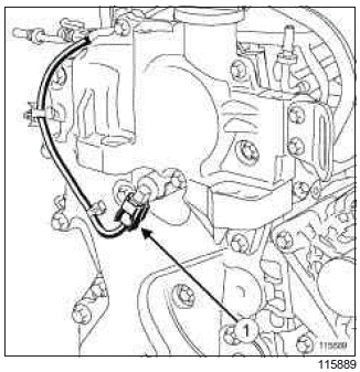 Renault Clio. Timing chain: Removal - Refitting