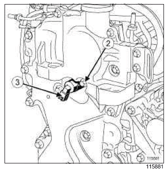 Renault Clio. Timing chain: Removal - Refitting