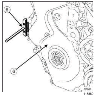 Renault Clio. Timing chain: Removal - Refitting