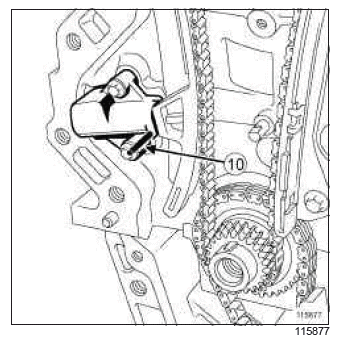 Renault Clio. Timing chain: Removal - Refitting