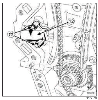 Renault Clio. Timing chain: Removal - Refitting