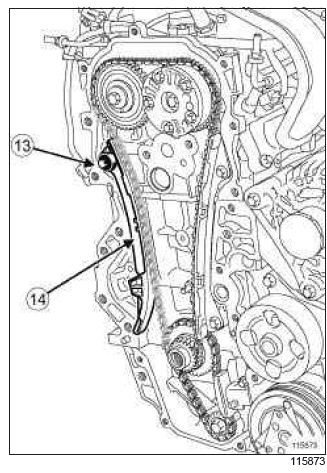 Renault Clio. Timing chain: Removal - Refitting