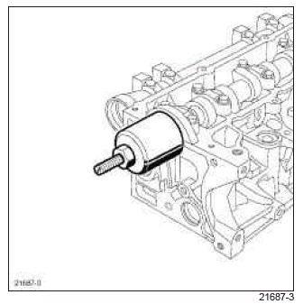 Renault Clio. Camshaft seal, timing end: Removal - Refitting