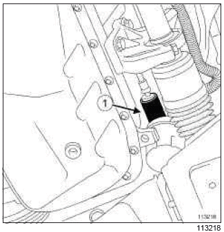 Renault Clio. Oil pressure sensor: Removal - Refitting