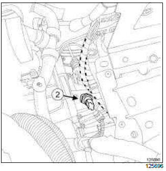 Renault Clio. Reverse gear switch: Removal - Refitting