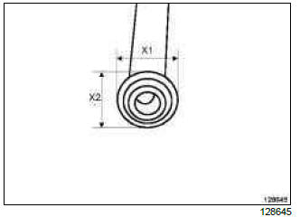 Renault Clio. Rigid brake pipe: Repair