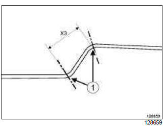 Renault Clio. Rigid brake pipe: Repair