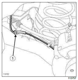 Renault Clio. Rubber bush: Adjustment